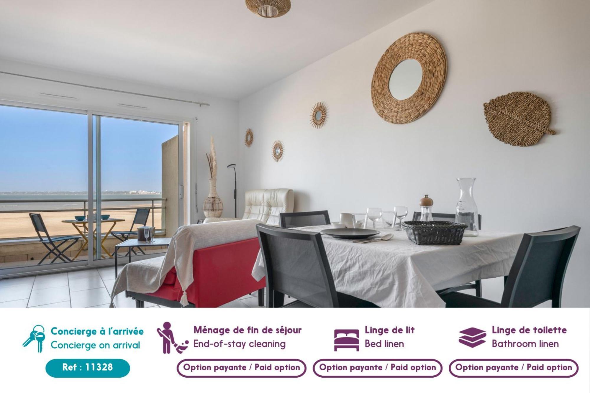 Face Mer - Bel Appartement Pour 4 Saint-Brévin-les-Pins Exteriör bild
